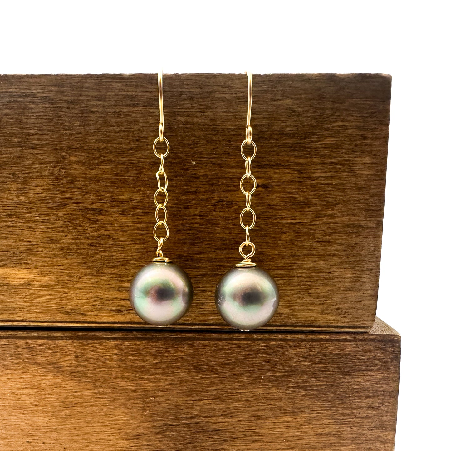 Keala Earring - Silver Peacock