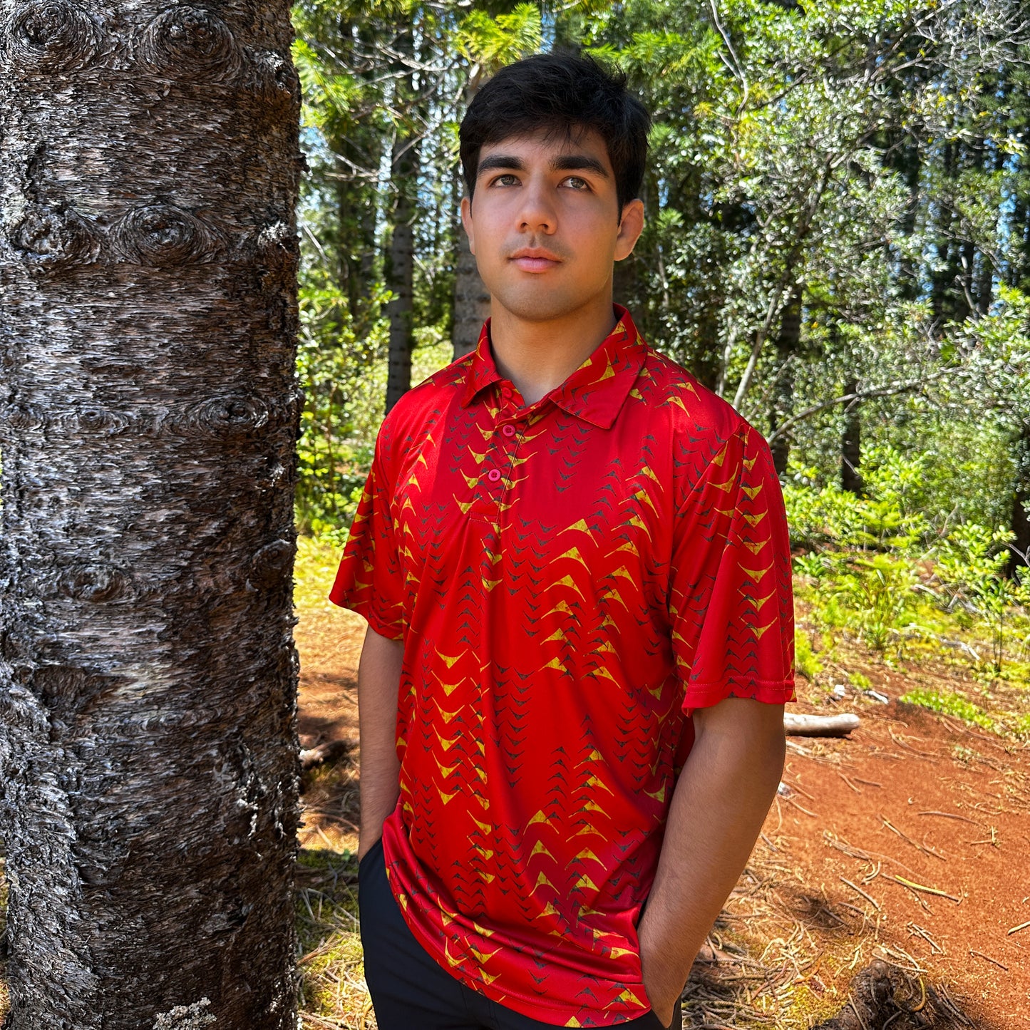 Kekaha Men's Polo - Red