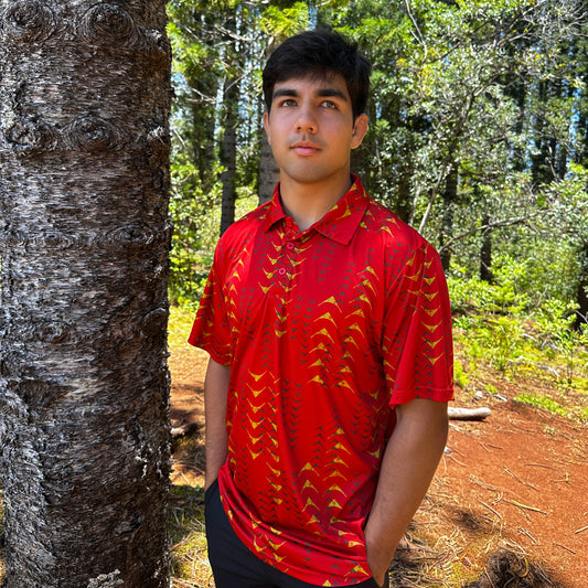 Kekaha Men's Polo - Red