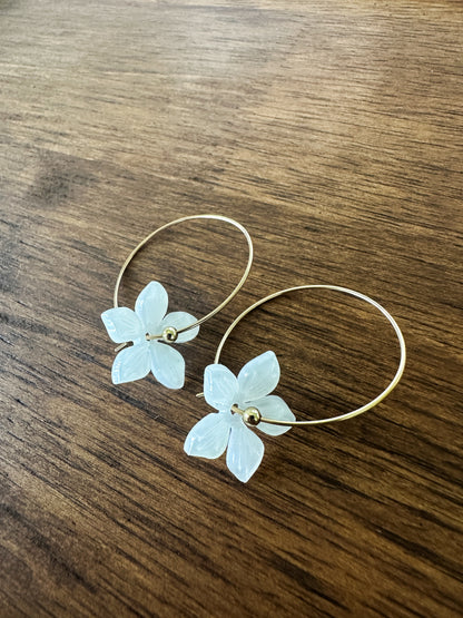 Pua Melia Threader Hoops