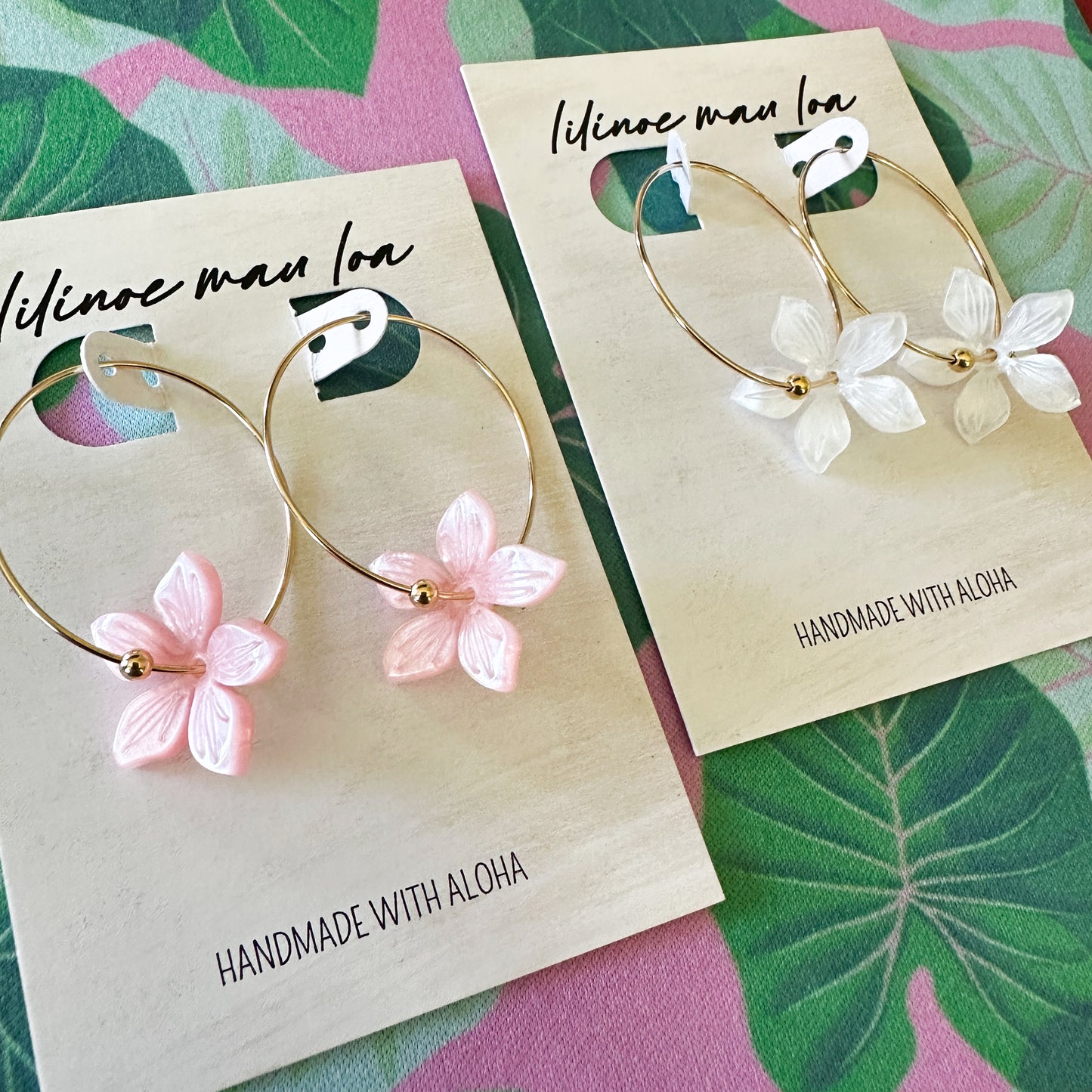 Pua Melia Threader Hoops
